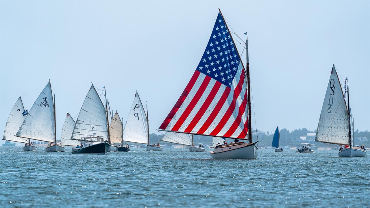 catboats sail | Photo by Larry Glick