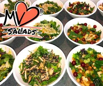 organic take-out salads