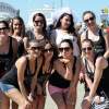 bride and bachelorette party girls