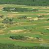 island golf club fields aerial view