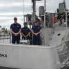 massachusetts coast guard on the boat