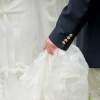 wedding dress + tux