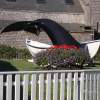 whale tail monument